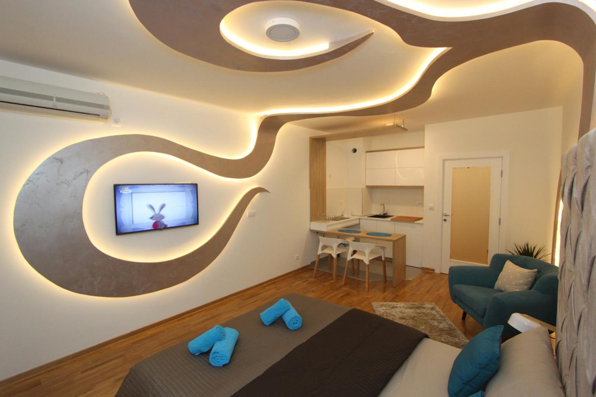 Riviera New Belgrade Apartment, Parking 5 Eur Per Day Eksteriør billede