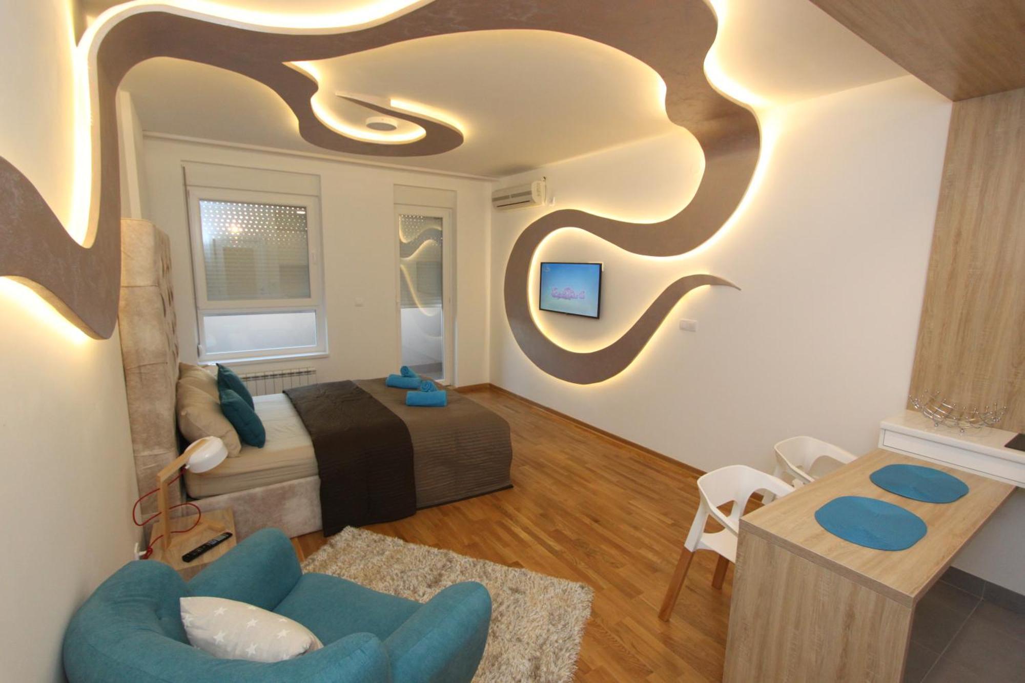 Riviera New Belgrade Apartment, Parking 5 Eur Per Day Eksteriør billede