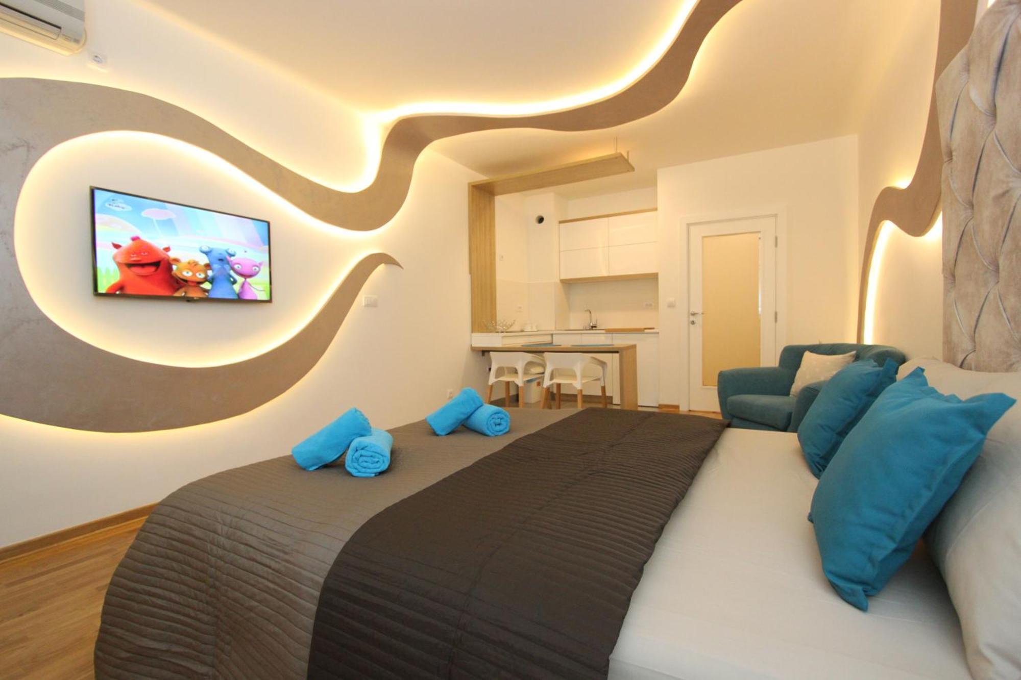 Riviera New Belgrade Apartment, Parking 5 Eur Per Day Eksteriør billede