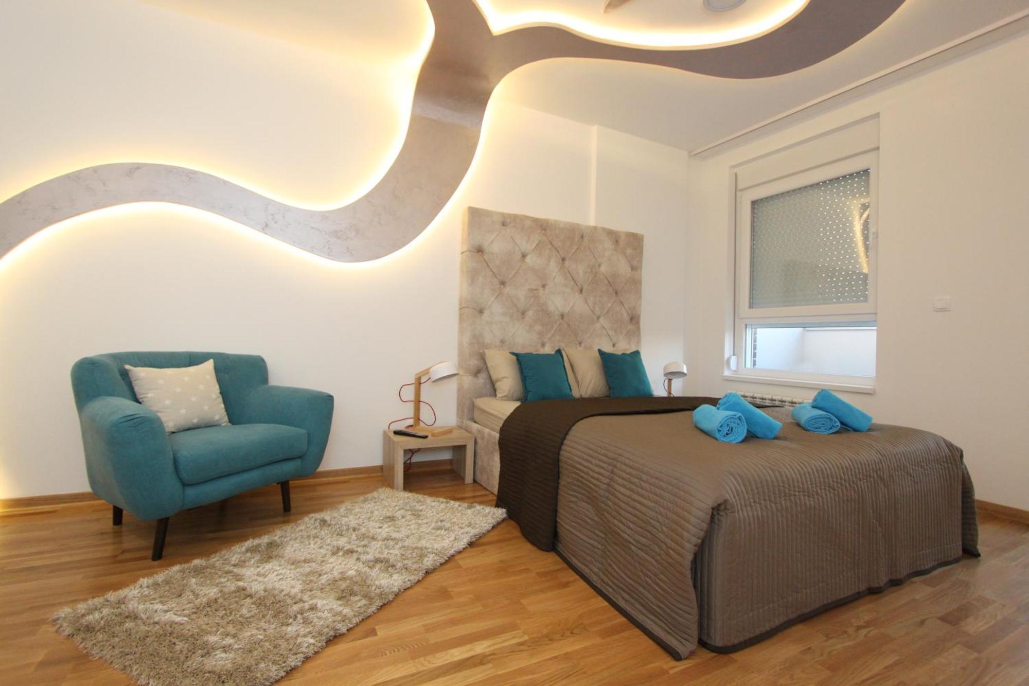 Riviera New Belgrade Apartment, Parking 5 Eur Per Day Eksteriør billede